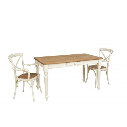 klasicky stol set patinovany biely vintage kresla thonet stolicka mediteran rustikalne farmhouse country jedalenske kreslo kuchyna obyvacka nabytok ratan lameridiana stolicky budapest obchod.jpg